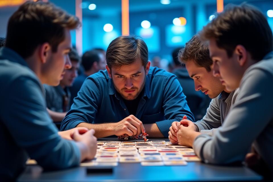Spannendes Turnier bei Würfelreich mit konzentrierten Spielern